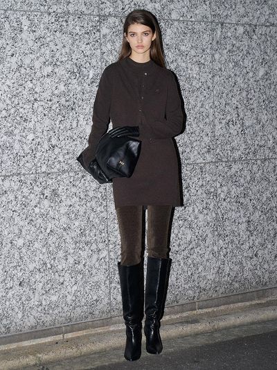 RENEJ Cashwool Half Knit Dress