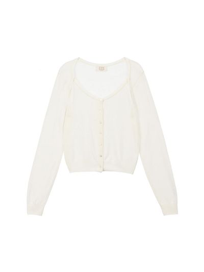 RENEJ Chouchou Round Square Cardigan