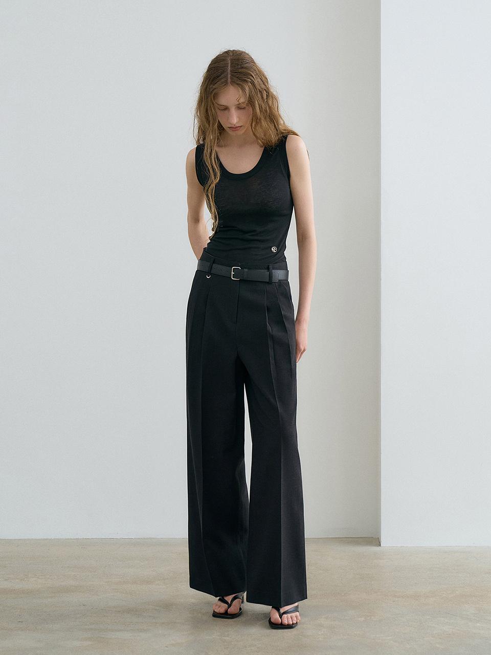 RENEJ Classic Linen Wide Pants