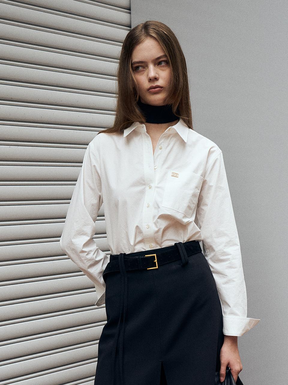 RENEJ Classic Pocket Button-Down Shirt