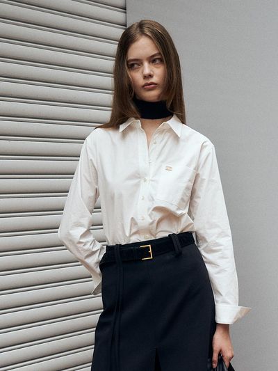 RENEJ Classic Pocket Button-Down Shirt
