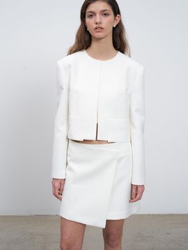 RENEJ Collarless Short Jacket