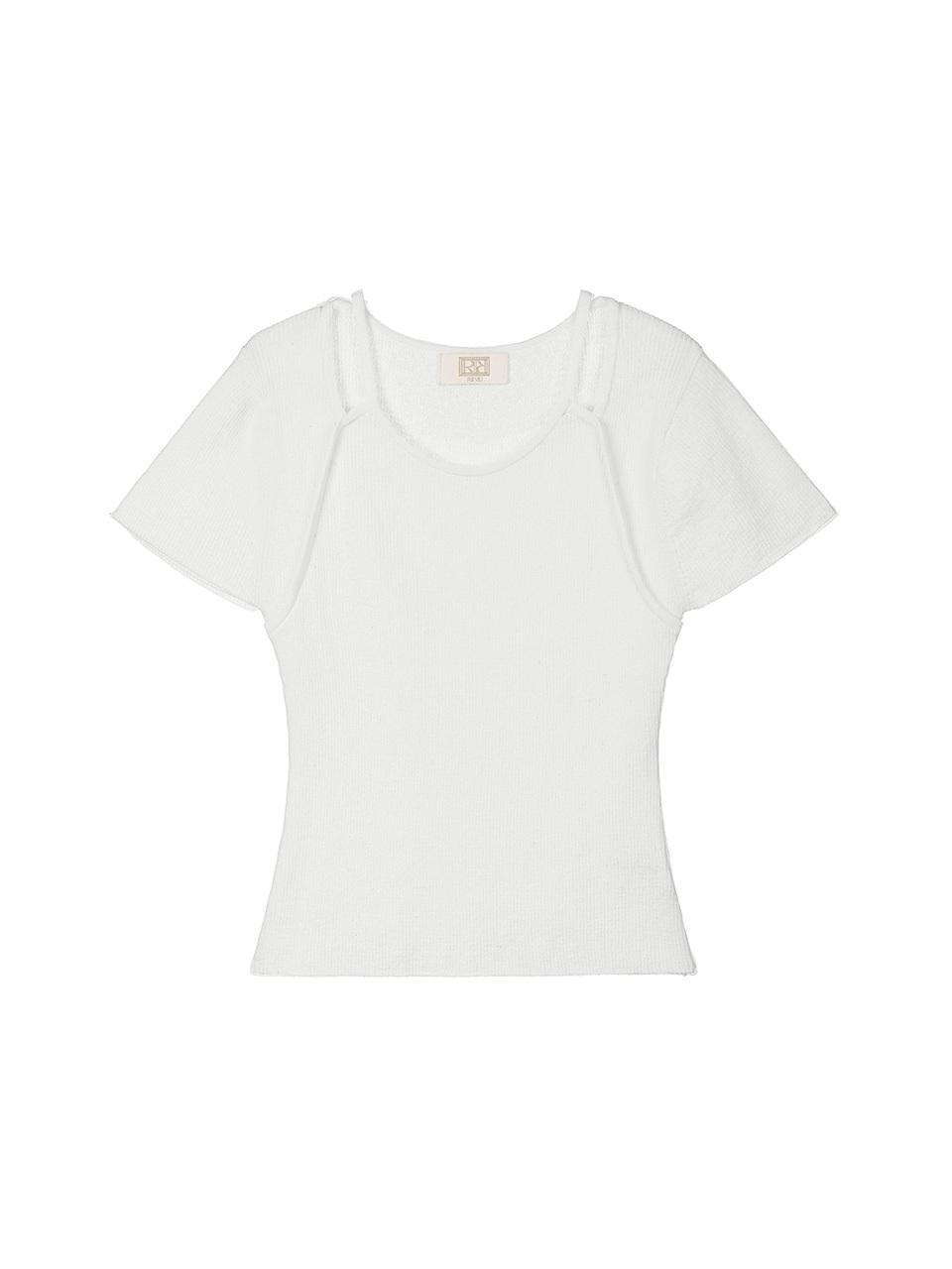 RENEJ Cotton Double T-shirt Sweater