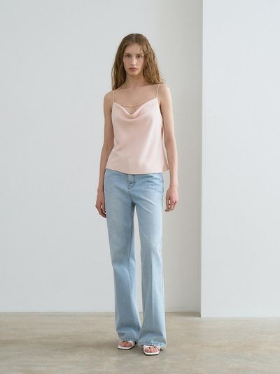 RENEJ Denim Straight Pants