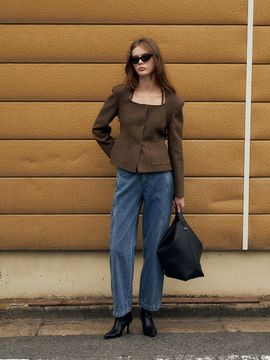 RENEJ Line Cutting Denim