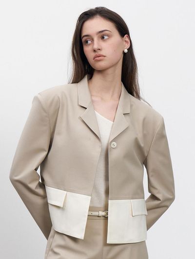 RENEJ Row Two Tone Jacket