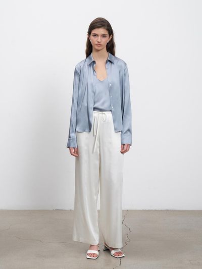RENEJ Satin Banding Pants