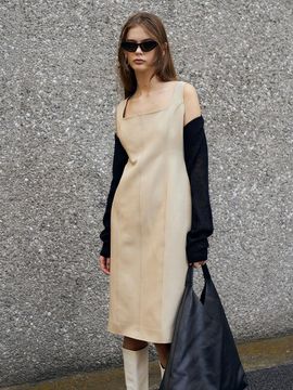 RENEJ Square Neck Dress