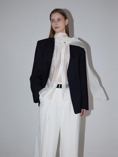 RENEJ Tie Blouse