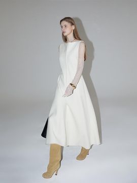 RENEJ Tweed Long Dress
