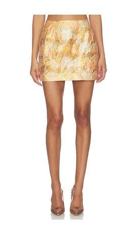 RENGGLI RENGGLI Brocade Mini Skirt