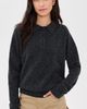 Renggli Renggli Cashmere Donegal Polo Charcoal Donegal - 2