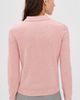 Renggli Renggli Cashmere Long Sleeve Polo Rose Quartz - 3