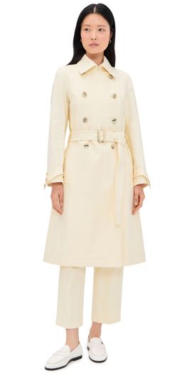 Renggli Renggli Cotton Twill Trench Coat Buttercream