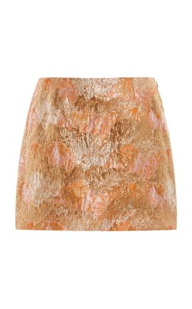 RENGGLI RENGGLI Metallic Brocade Mini Skirt