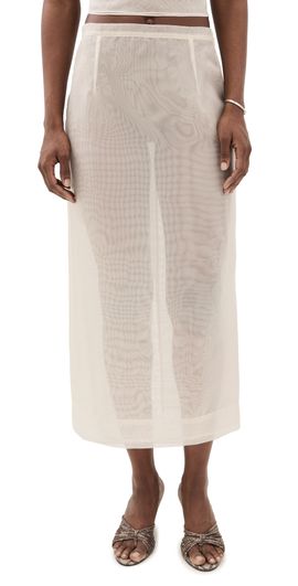 Renggli Renggli Organza Pencil Skirt Crepe