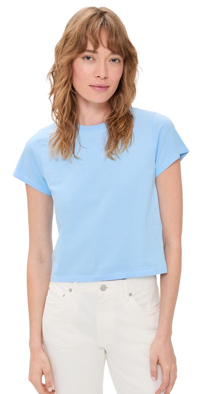 Renggli Renggli Renggli Crop Tee Baby Blue