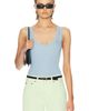 RENGGLI RENGGLI Scoop Neck Rib Tank Top - 1
