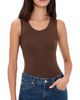 Renggli Renggli Scoop Neck Tank Chocolate - 1