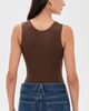 Renggli Renggli Scoop Neck Tank Chocolate - 3