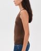 Renggli Renggli Scoop Neck Tank Chocolate - 4