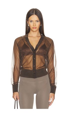RENGGLI RENGGLI Sheer Knit Cardigan