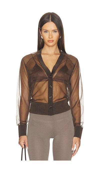 RENGGLI RENGGLI Sheer Knit Cardigan