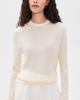 Renggli Renggli Silk Cashmere Blend Crew Neck Sweater Flat White - 2
