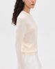 Renggli Renggli Silk Cashmere Blend Crew Neck Sweater Flat White - 4