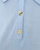 Renggli Renggli Silk Cashmere Boxy Long Sleeve Polo Azure - 6