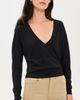 Renggli Renggli Silk Cashmere V Neck Sweater Ink - 2