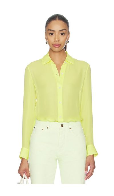 RENGGLI RENGGLI Silk Georgette Button Up Shirt