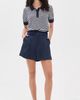 Renggli Renggli Stripe Knit Polo Midnight/Chalk - 5