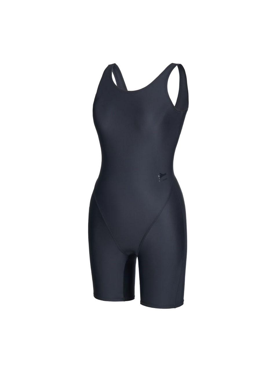 renomaswim U-back 3/4 Length One-piece Swimsuit [Deep Grey] (RN-LS2D861-DG)