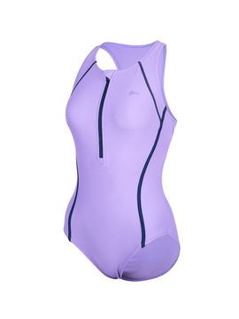 renomaswim Women's Banding Y-Back One-Piece Swimsuit [Purple] (RN-LS2F504-PP)