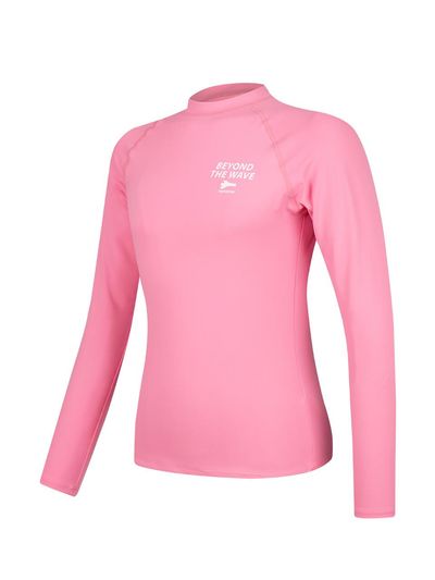 renomaswim Women's Enjoy Round Rashguard [Pink] (RN-CS2F552-CR)