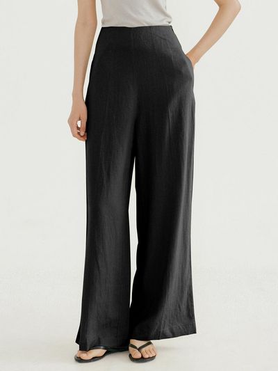 REORG Blo Wide Flare Pants - Black