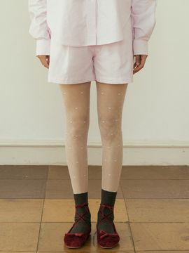 REORG Fel Oxford Stripe Half Pants_Light Pink