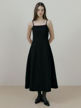 REORG Flare Sleeveless Long Dress [Black]