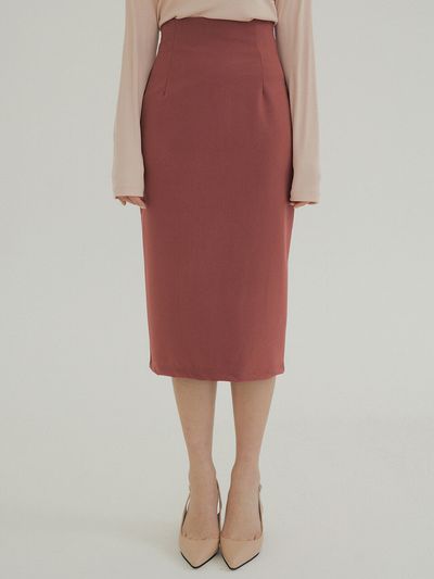 REORG KACK Back Slit Skirt (Rose)