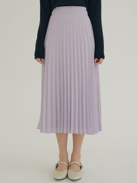 REORG KACK Banded Accordion Skirt (Lilac)