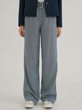 REORG KACK Belted Wide Pant (Gray Blue)