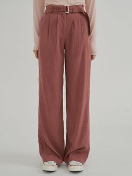 REORG KACK Belted Wide Pant (Rose)