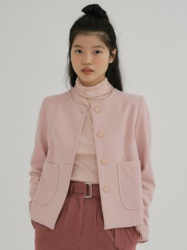 REORG KACK Round Neck Jacket (Pink)
