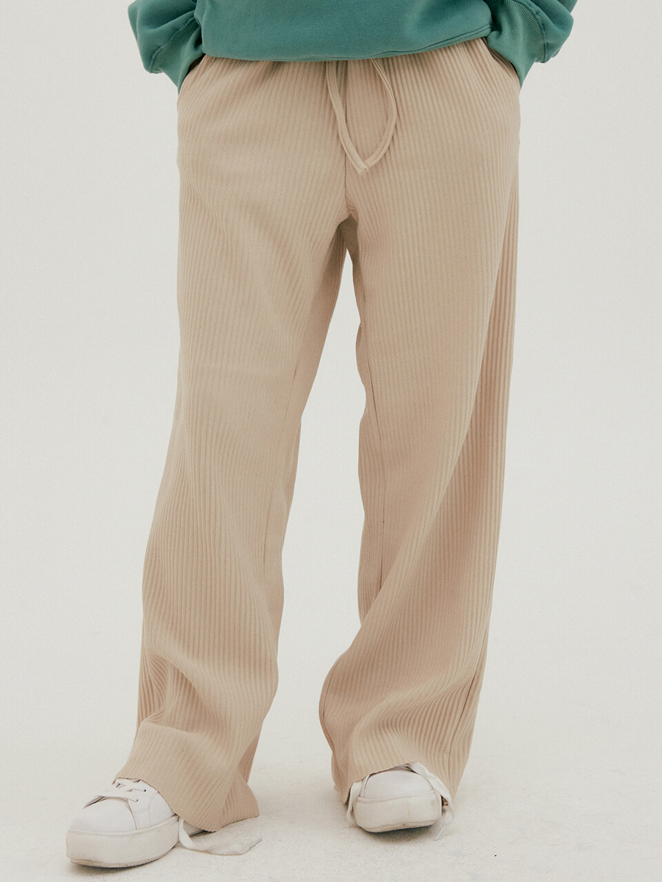 REORG Noi Wide String Pants_Yellow Beige