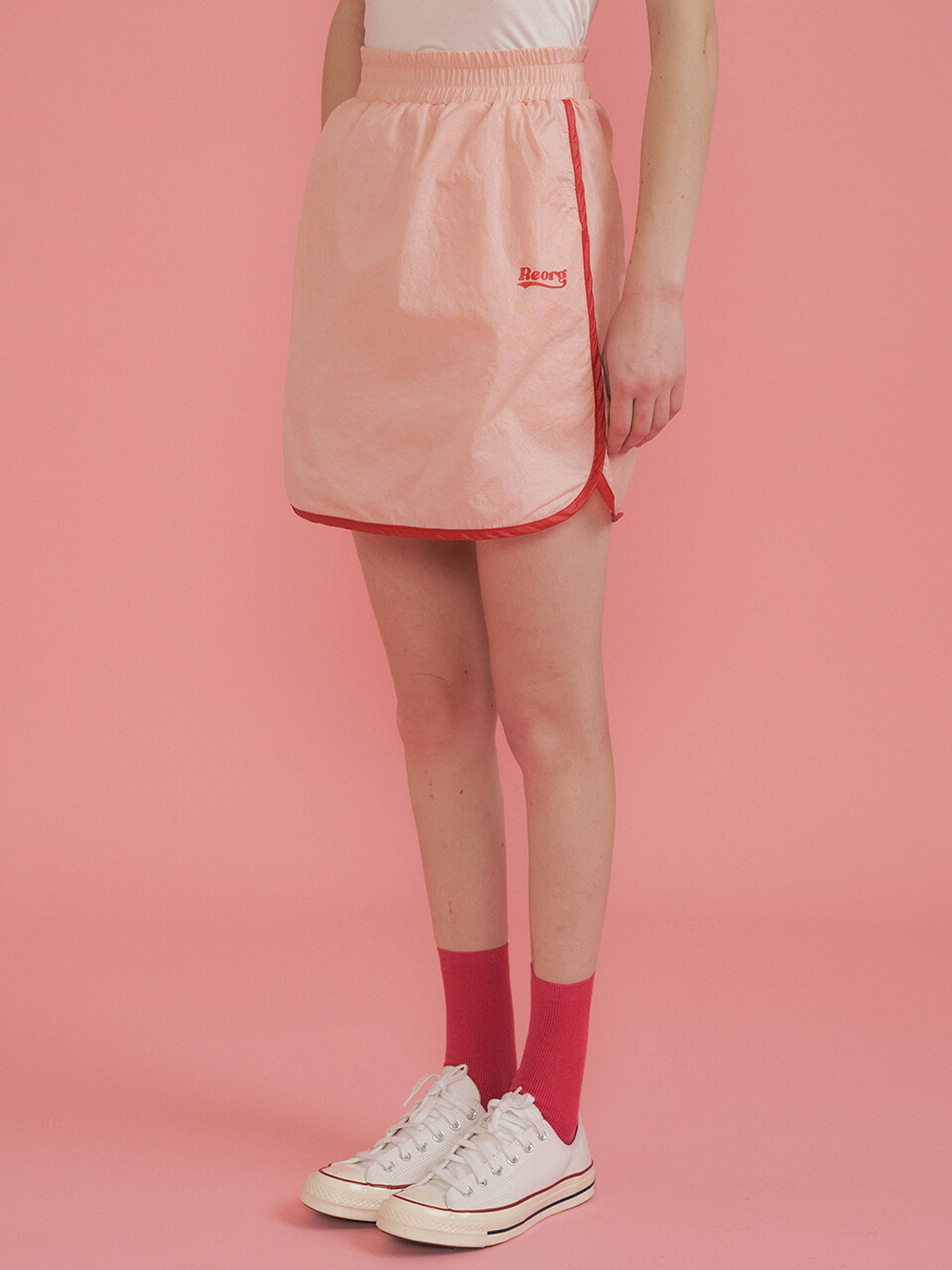 REORG Pod Dolphin Skirt_Baby Pink