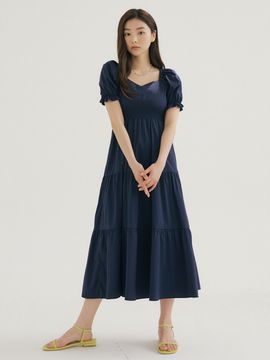 REORG RCP Candy Smocking Cancan Dress (Navy)