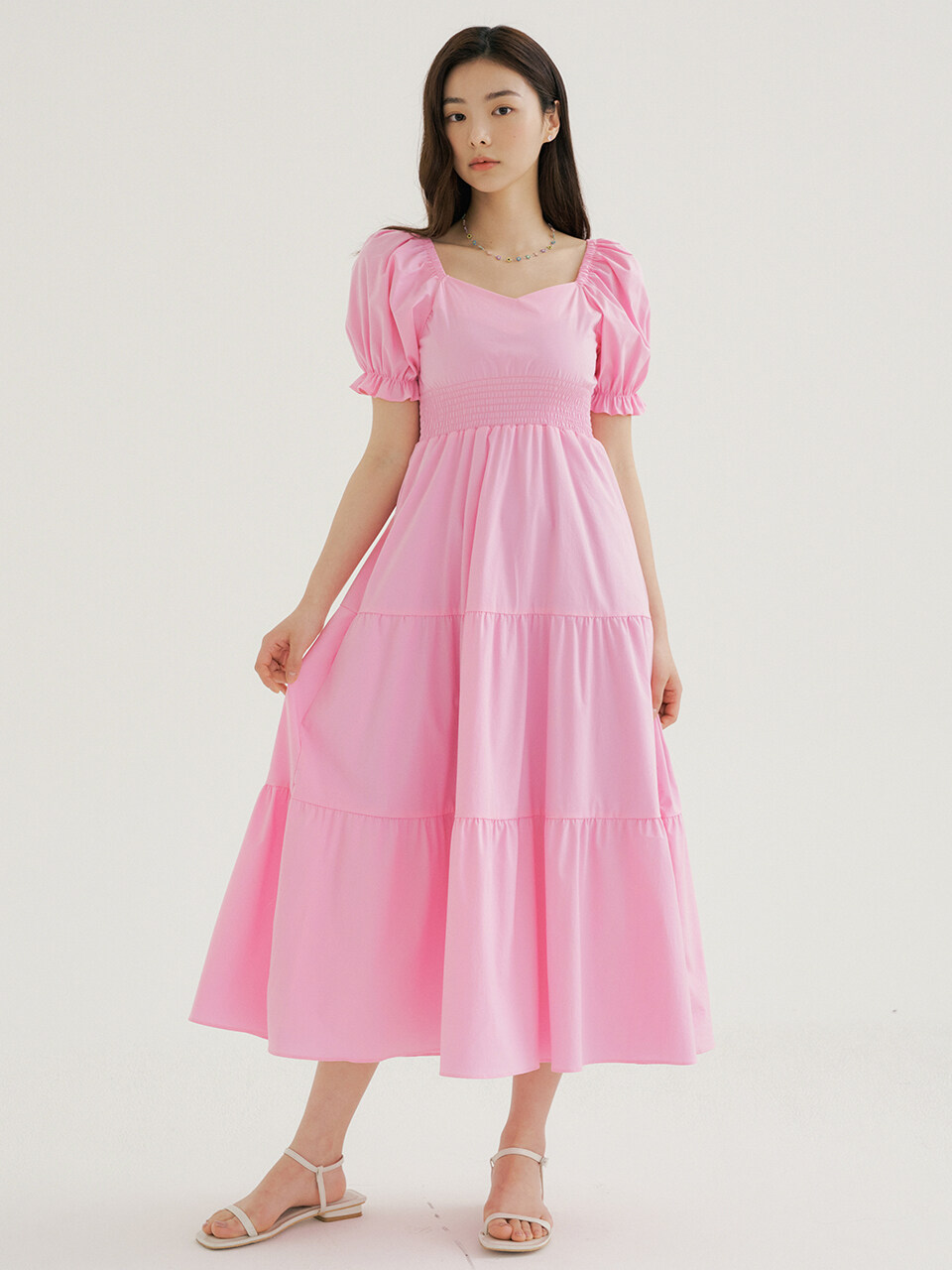 REORG RCP Candy Smocking Cancan Dress (Pink)
