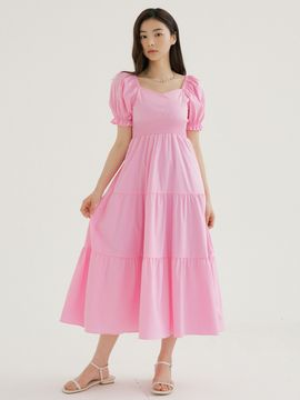 REORG RCP Candy Smocking Cancan Dress (Pink)