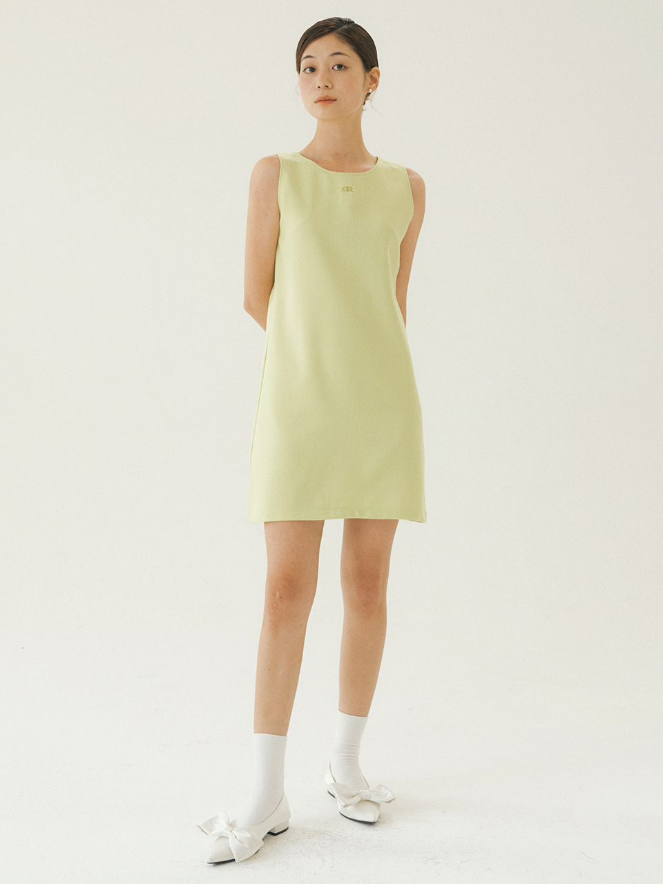 REORG Tweed Sleeveless Dress